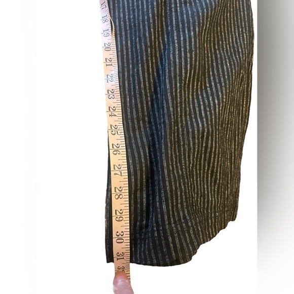 Sundance Women's Sierra Stripe Wide Leg Linen Blend Trouser Sz 12 - Picture 7 of 8